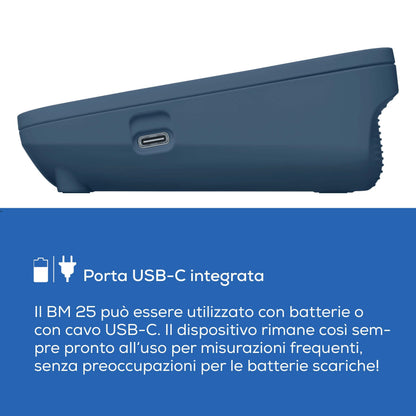 Beurer BM 25 misuratore di pressione da braccio, funzionamento semplice con un pulsante, misurazione precisa, rilevamento aritmie, porta USB-C, polsino 22-42 cm, trasferimento dati a Apple Health